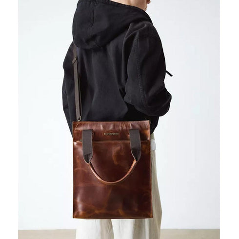 Dr Martens Amber Tan Leather Tote Bag Mayhem RB